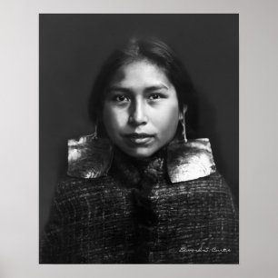 Portrait of a Tsawatenok girl  - 1914 Poster