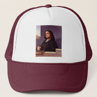 Portrait Of A Venetian Nobleman By Tizian Trucker Hat