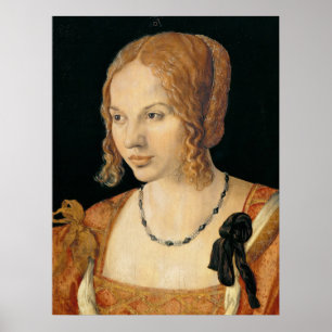 Portrait of a Venetian Woman - Albrecht Dürer Poster