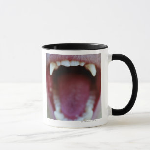 Portrait of a White-Throated Capuchin Monkey Mug