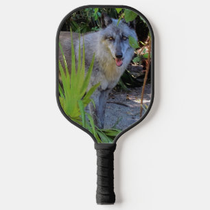 Portrait of a Wolf Pickleball Paddle