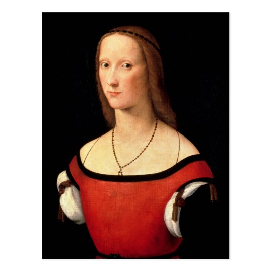 Portrait of a Woman, 1500s Postcard