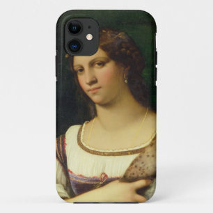 Portrait of a Woman, 1512 (oil on canvas) iPhone 11 Case