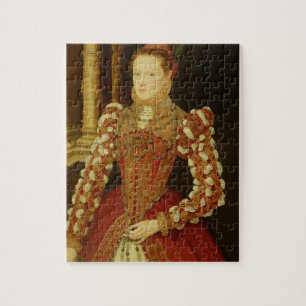 Portrait of a Woman, 1567 (oil on panel) Jigsaw Puzzle
