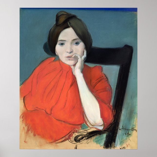 Portrait of a Woman, 1890 Poster (Front)