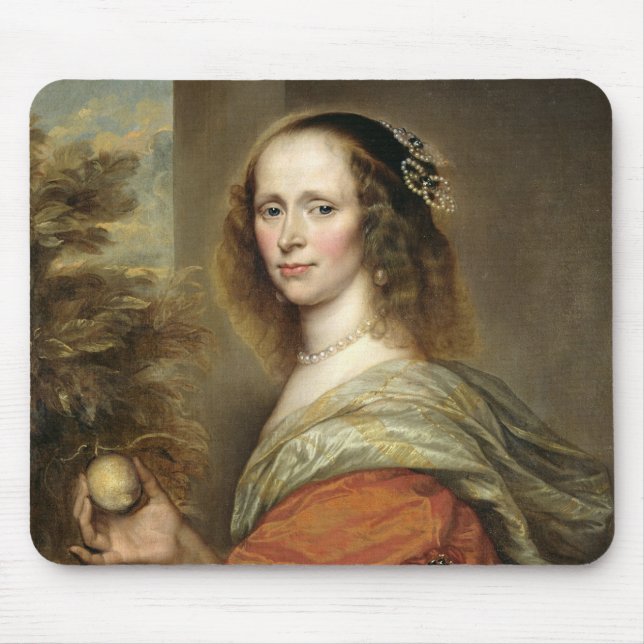 Portrait of a Woman 2 Mouse Mat (Front)
