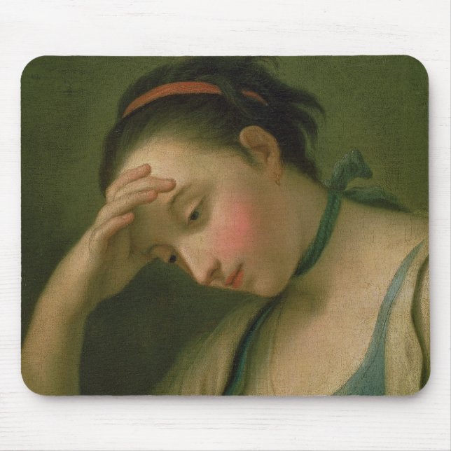 Portrait of a Woman 2 Mouse Mat (Front)