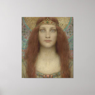 Portrait of a Woman by Charles Allan Winter Canvas Print