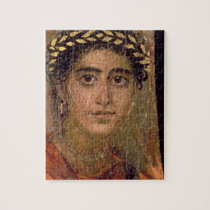 Portrait of a Woman, from Fayum, Romano-Egyptian, Jigsaw Puzzle