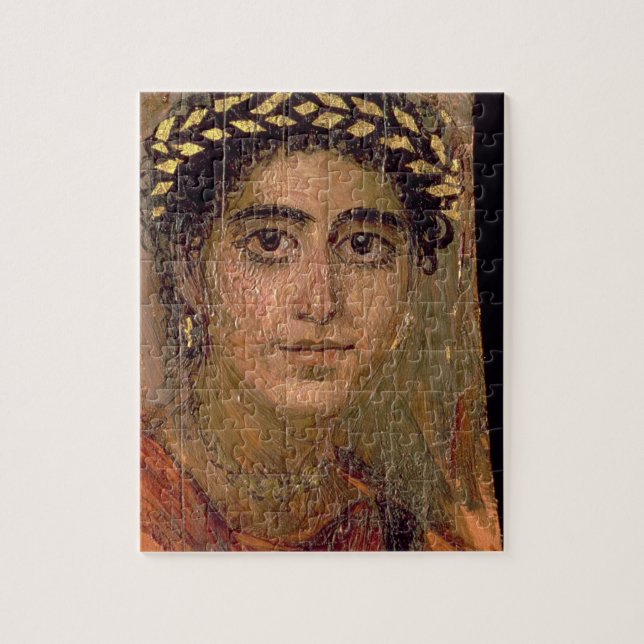 Portrait of a Woman, from Fayum, Romano-Egyptian, Jigsaw Puzzle (Vertical)