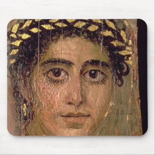 Portrait of a Woman, from Fayum, Romano-Egyptian, Mouse Mat