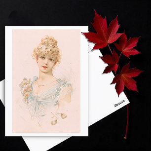 Portrait of a Woman II Postcard