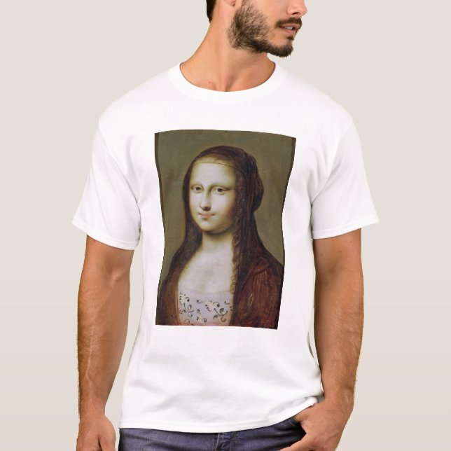 Portrait of a Woman Inspired by the Mona Lisa T-Shirt (Front)