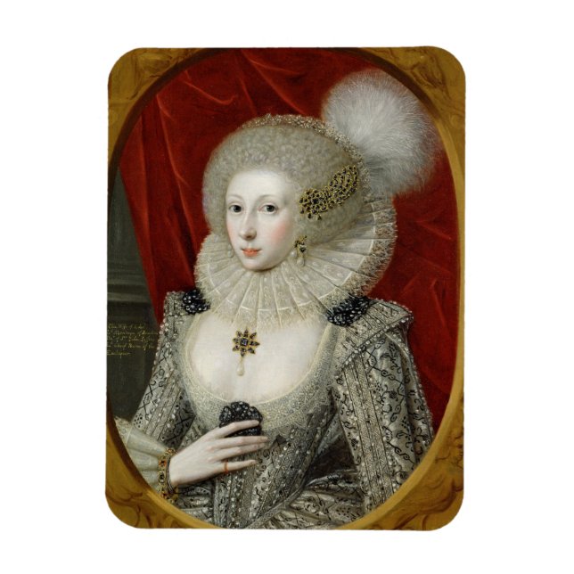 Portrait of a woman, possibly Frances Cotton, Lady Magnet (Vertical)