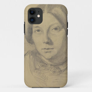 Portrait of a woman, possibly George Sand (1804-76 iPhone 11 Case