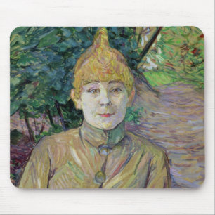 Portrait of a woman, possibly the French dancer Lo Mouse Mat