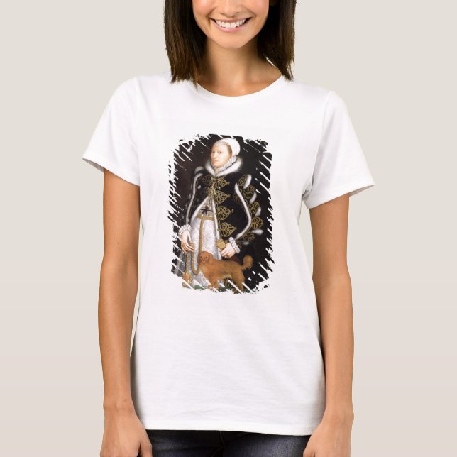 Portrait of a Woman, probably Catherine Carey, Lad T-Shirt (Front)