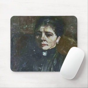 Portrait of a Woman Seated Van Gogh Painting  Mouse Mat