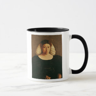 Portrait of a Woman with a White Hairnet Mug