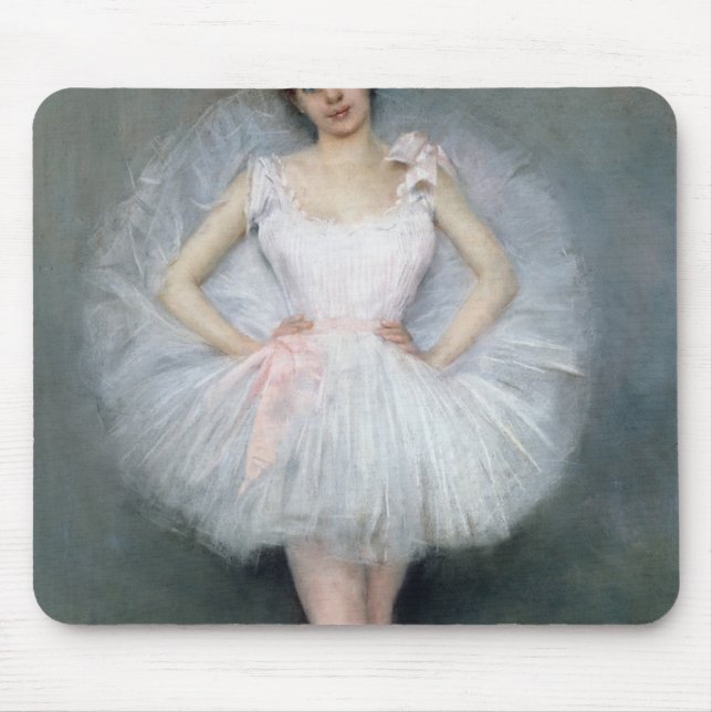 Portrait of a Young Ballerina Mouse Mat (Front)