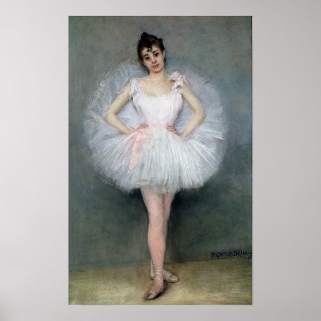 Portrait of a Young Ballerina Poster (Front)