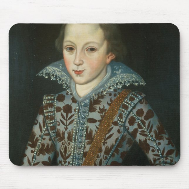 Portrait of a Young Boy, Aged Five Mouse Mat (Front)