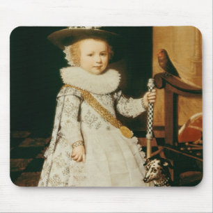 Portrait of a Young Boy Mouse Mat