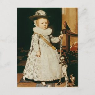 Portrait of a Young Boy Postcard