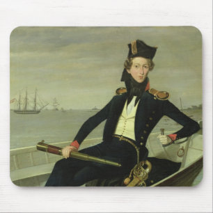 Portrait of a Young Danish Naval Officer, 1841 Mouse Mat