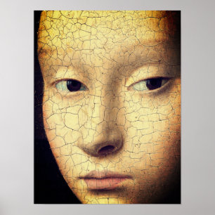 Portrait of a Young Girl (detail) Poster