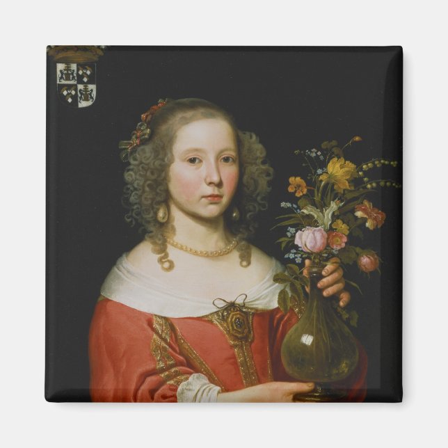 Portrait of a Young Girl Magnet (Front)