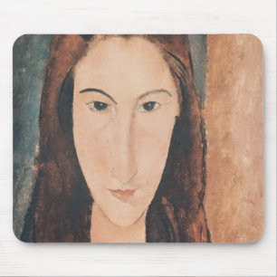 Portrait of a Young Girl Mouse Mat