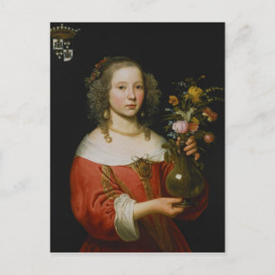 Portrait of a Young Girl Postcard
