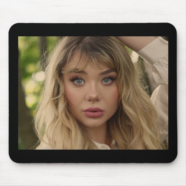 Portrait of a Young Lady Mouse Mat (Front)
