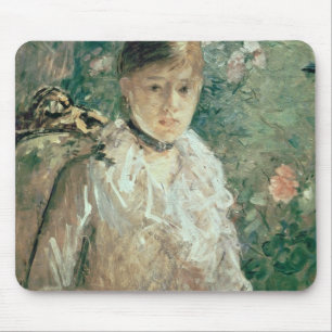 Portrait of a Young Lady Mouse Mat
