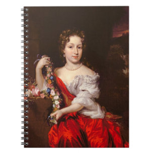 Portrait of a Young Lady (oil on canvas) Notebook