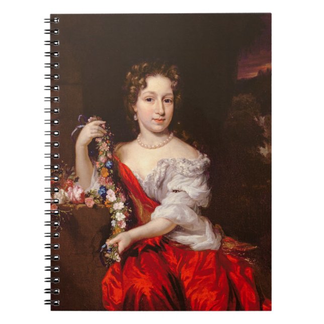 Portrait of a Young Lady (oil on canvas) Notebook (Front)