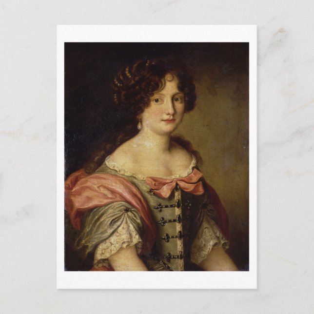 Portrait of a young lady postcard (Front)