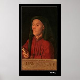 Portrait of a Young Man, 1432 Poster