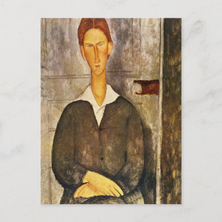 Portrait of a Young Man - Amedeo Modigliani Postcard