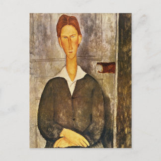 Portrait of a Young Man - Amedeo Modigliani Postcard