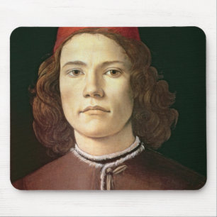 Portrait of a Young Man, c.1480-85 Mouse Mat