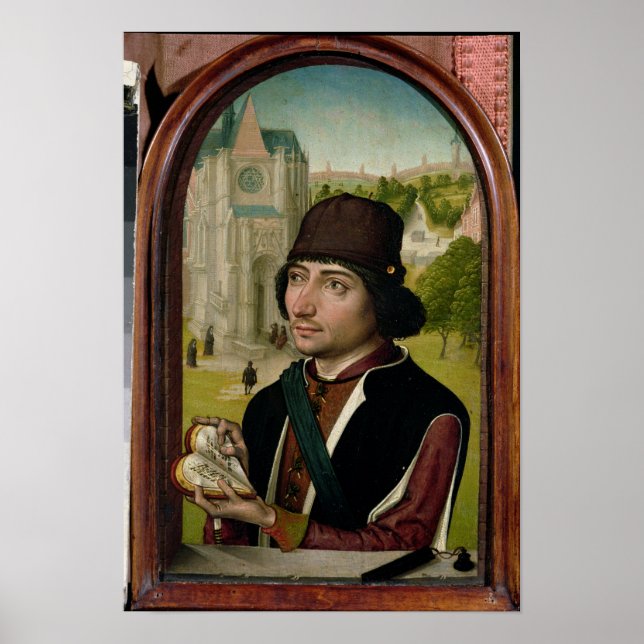 Portrait of a Young Man, c.1480 Poster (Front)