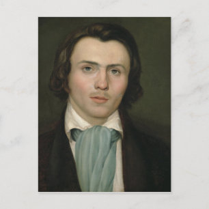 Portrait of a young man postcard