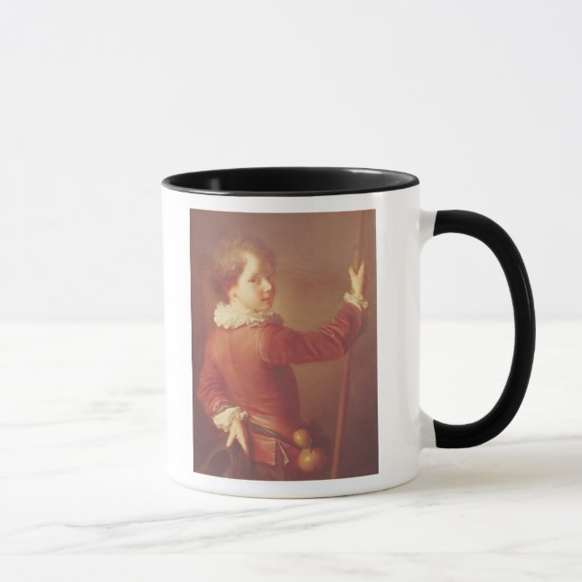 Portrait of a Young Pilgrim, 1725 Mug (Right)