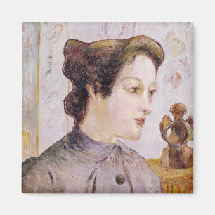 Portrait of a Young Woman, 1886 Magnet