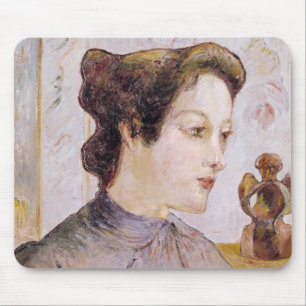Portrait of a Young Woman, 1886 Mouse Mat