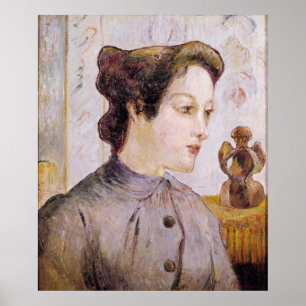 Portrait of a Young Woman, 1886 Poster