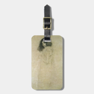 Portrait of a young woman, 1896-97 luggage tag