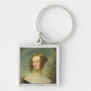 Portrait of a Young Woman Key Ring